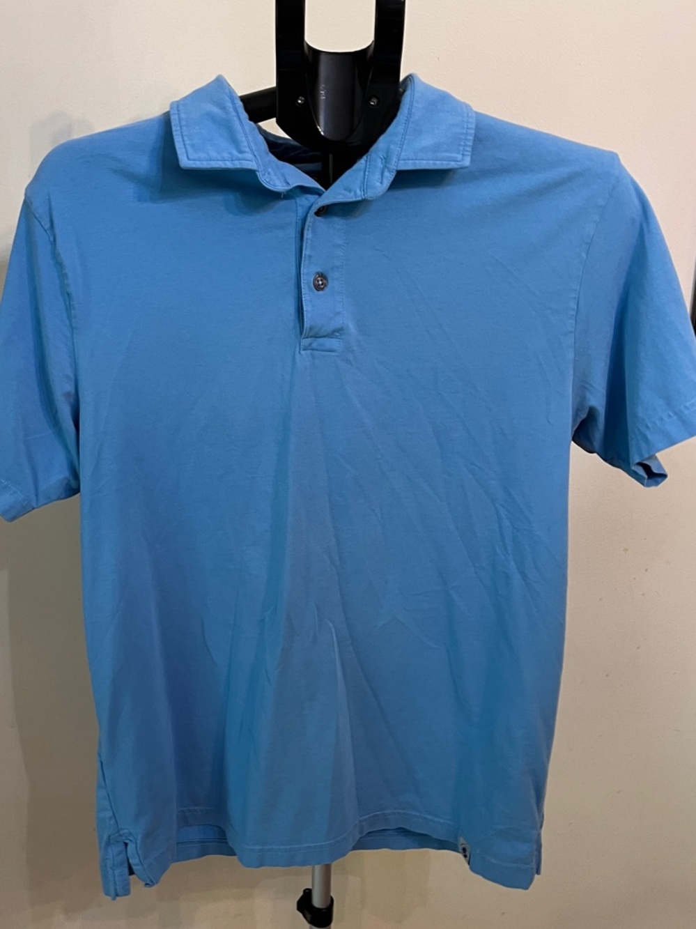 Southern Proper Beachside Sky Blue Men's Polo Shirt size M